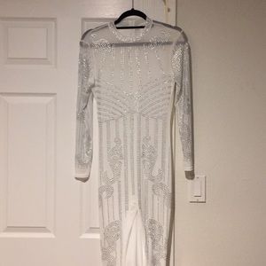 Snow Catsuit/Romper with Rhinestones